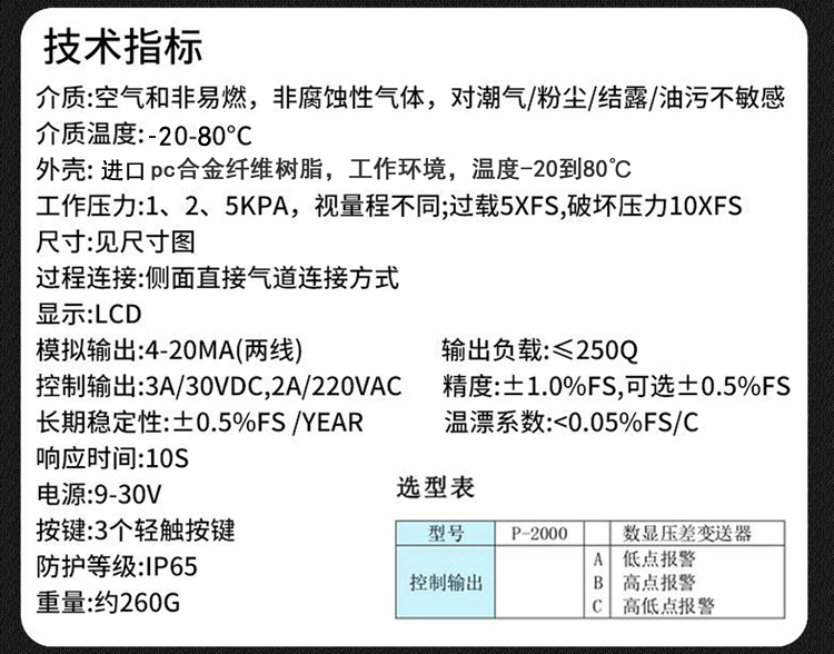液晶數顯壓差表（醫院專用款）(圖6)